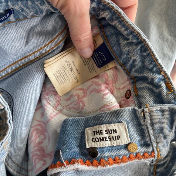 Scotch & Soda The Ripple 1950's Straight Leg Jeans Beach Treat Size 26 Loose Fit - Picture 16 of 16